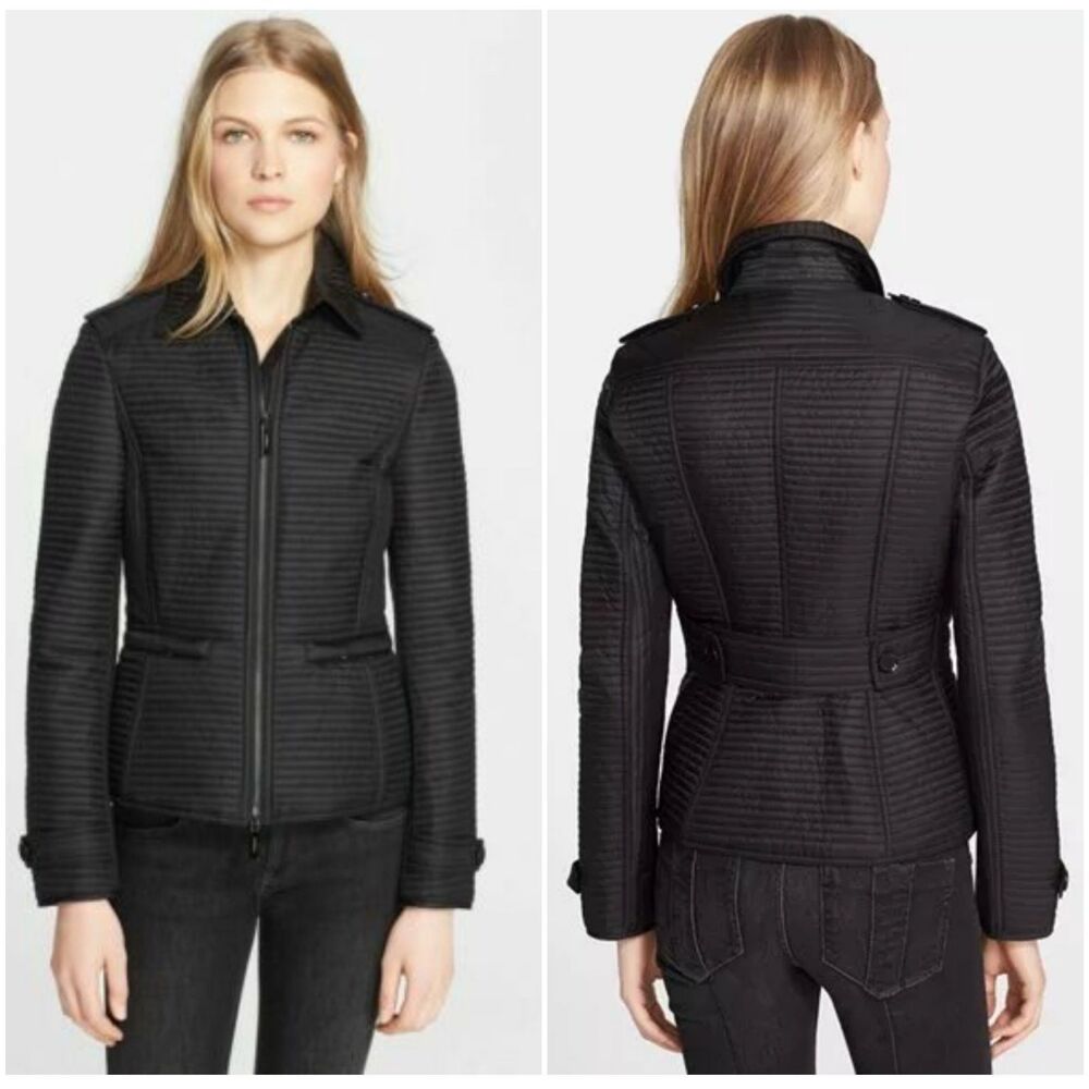 AUTHENTIC Burberry Women's Quilted Nylon Jacket Sz. Sm READ